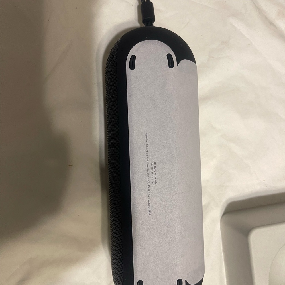 Beats pill Black and White Portable Speaker.